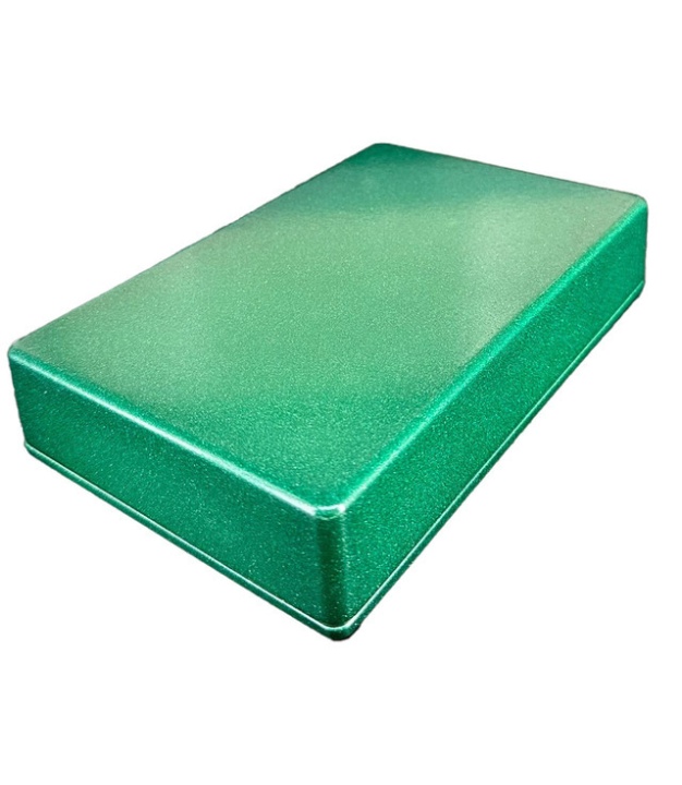 1590DD Style Aluminum Diecast Enclosure METALLIC CANDY GREEN