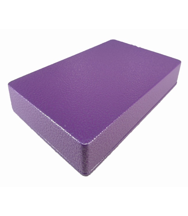 1590DD Style Aluminum Diecast Enclosure Purple Hammer