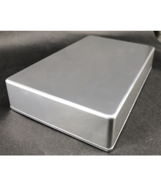 1590DD Style Aluminum Diecast Enclosure CHROMIUM