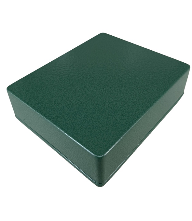 1590XX Style Aluminum Diecast Enclosure Olive Green Hammer