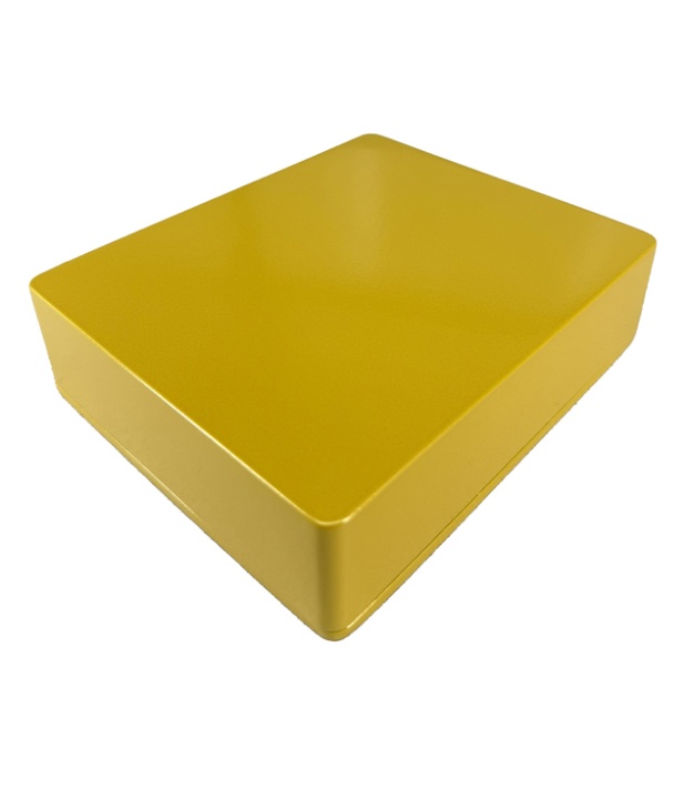 	1590XX Aluminum Enclosure 145×121×39.5mm Metallic Yellow Gold