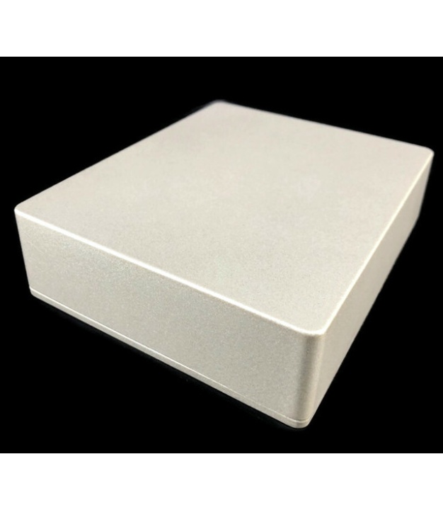 1590XX Style Aluminum Diecast Enclosure METALLIC CHAMPAGNE