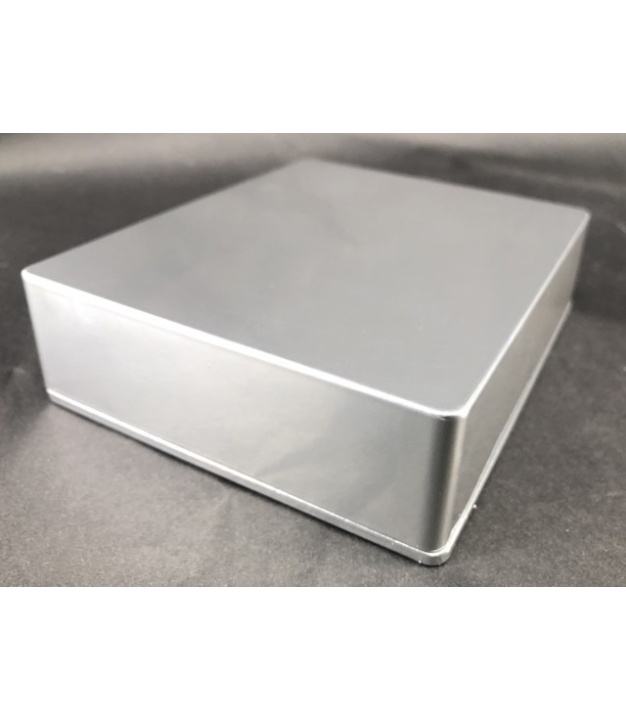 1590XX Style Aluminum Diecast Enclosure CHROMIUM