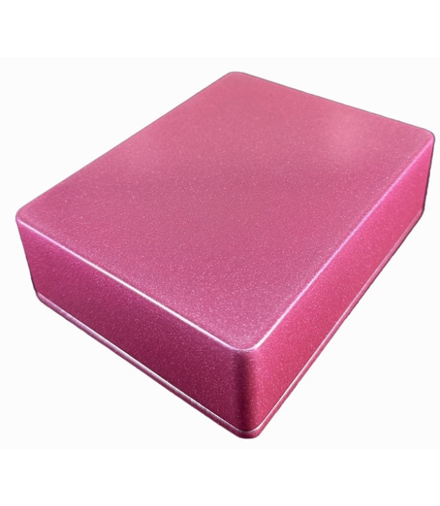 1590BB2 Style Aluminum Diecast Enclosure METALLIC CANDY PINK