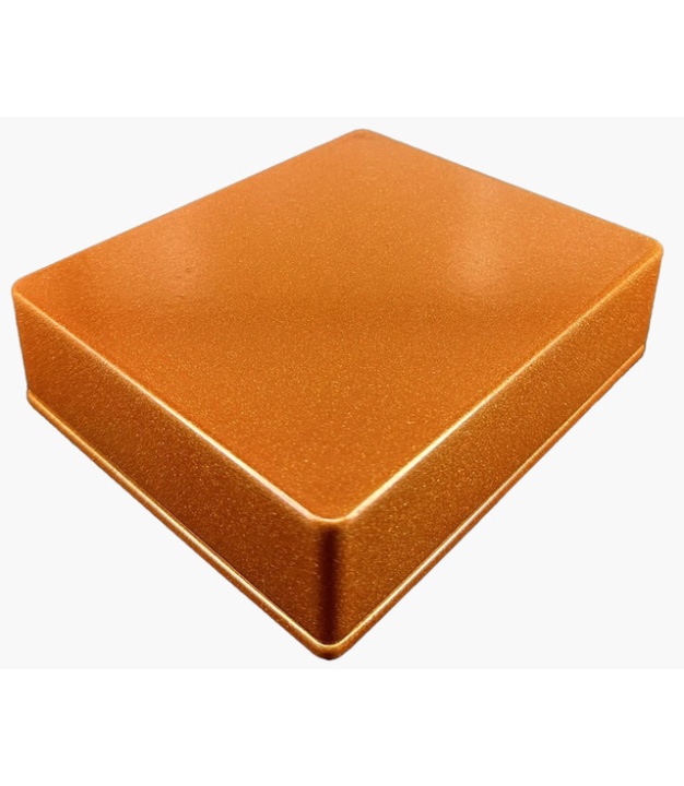 1590XX Style Aluminum Diecast Enclosure METALLIC CANDY ORANGE