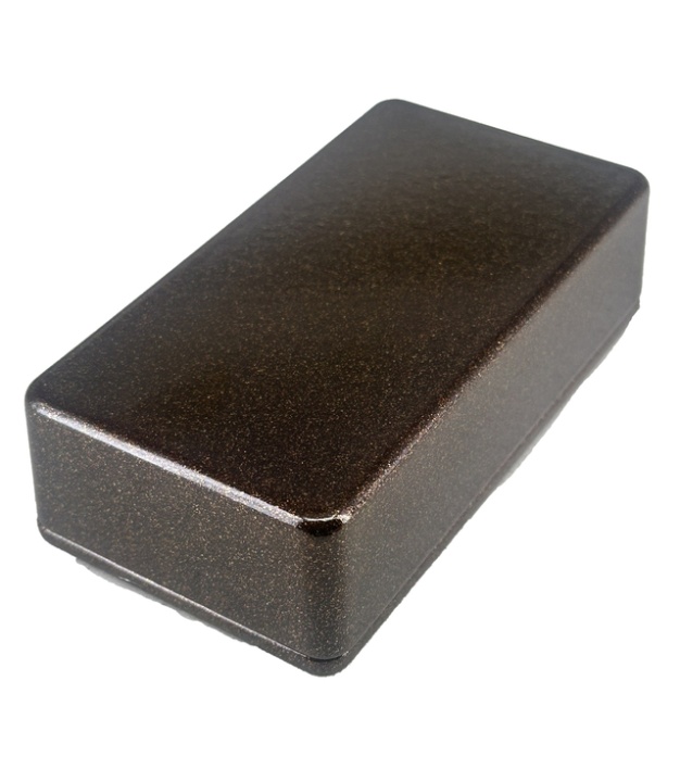 	1590B Style Aluminum Diecast Enclosure Metallic Brown