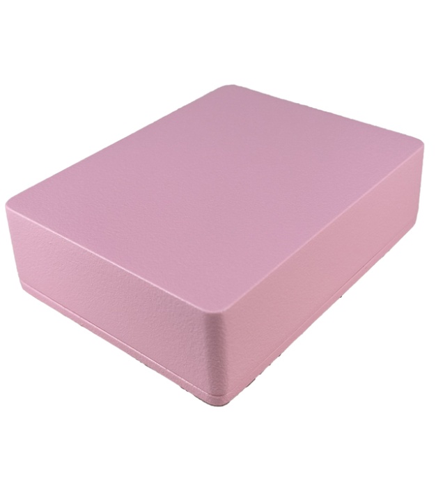 	1590BB2 Aluminum Enclosure 120x94x38mm Matte Pink Sand Texture
