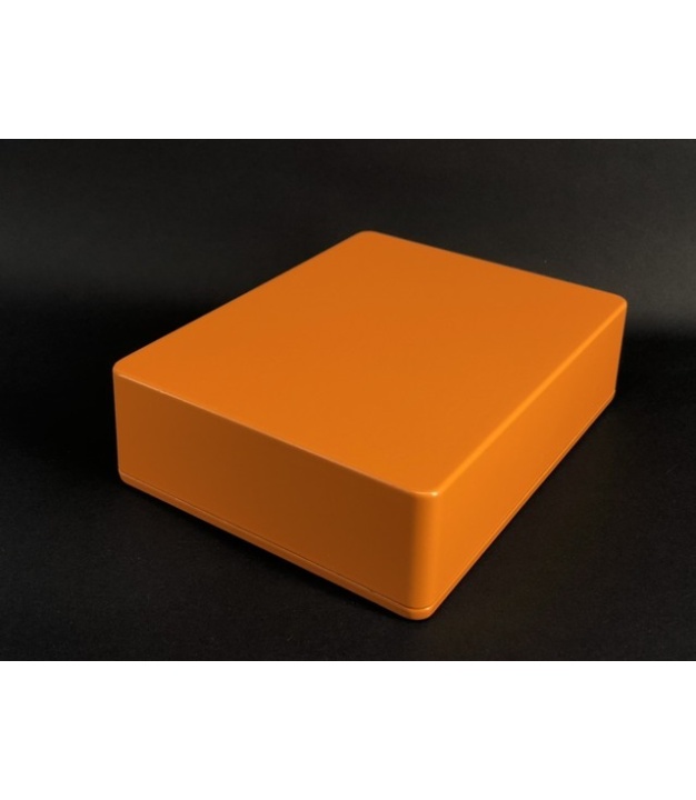 1590BB Style Aluminum Diecast Enclosure Matte Orange