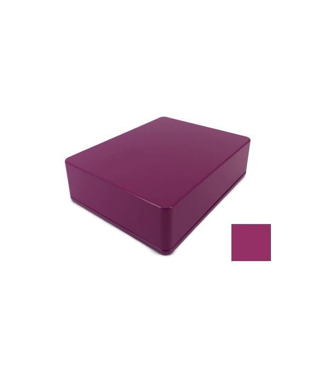 1590BB Style Aluminum Diecast Enclosure Matte Violet