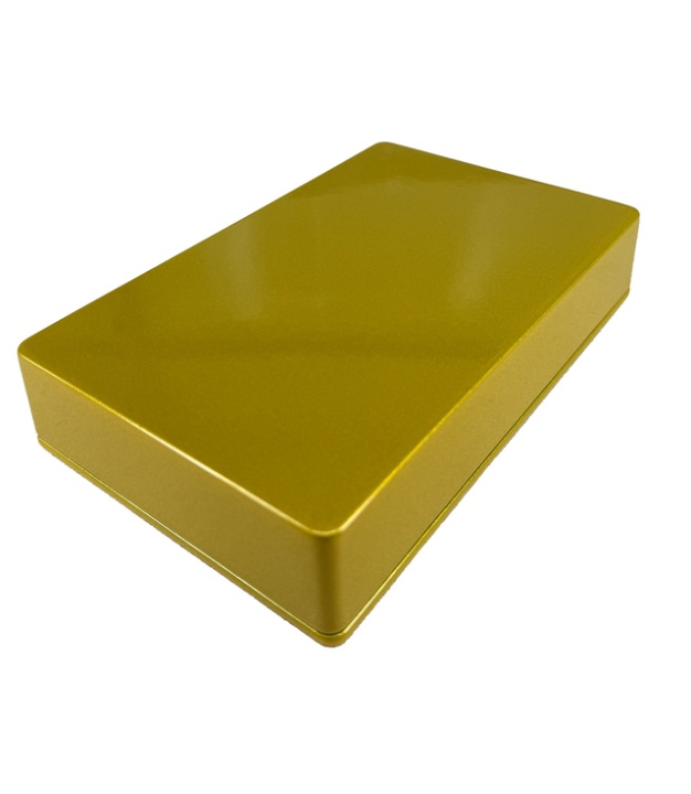 	1590DD Style Aluminum Diecast Enclosure METALLIC CANDY GOLD
