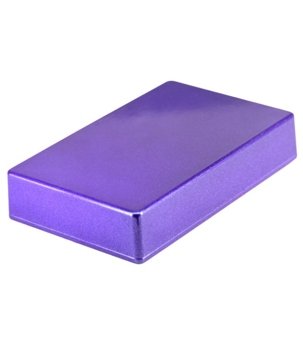 1590DD Style Aluminum Diecast Enclosure METALLIC CANDY PURPLE