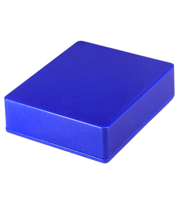 1590XX Style Aluminum Diecast Enclosure METALLIC CANDY BLUE