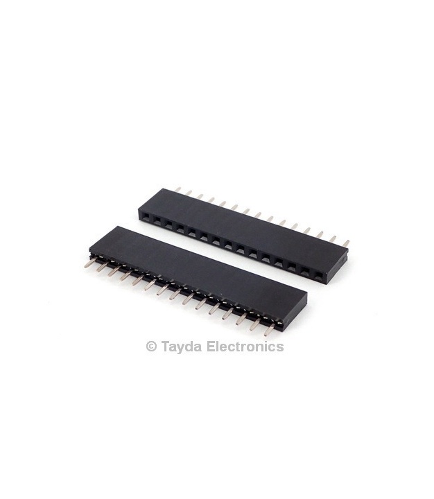 15 Pin 2.54mm Single Row Female Pin Header