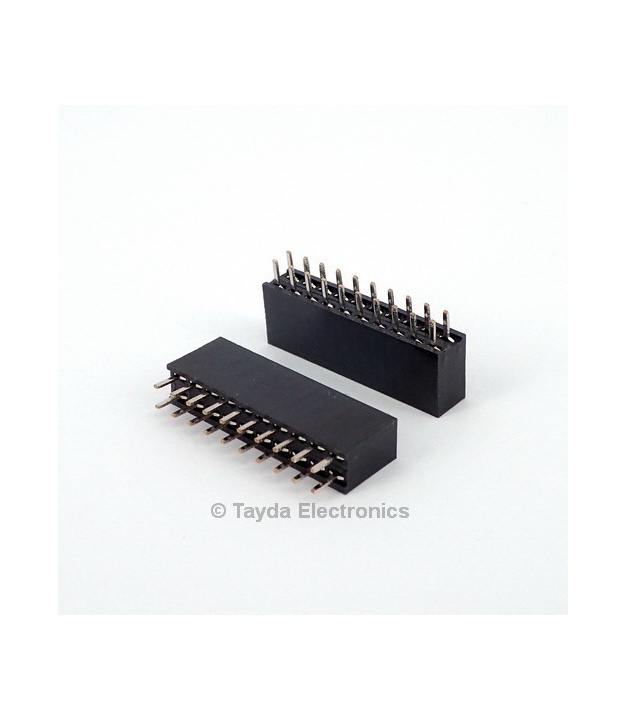 2x10 Pin 2.54mm Double Row Female Pin Header