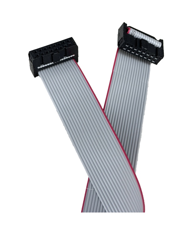 Flat Ribbon Cable with IDC Connector 2.54mm 16 Pin to 16 Pin 30cm