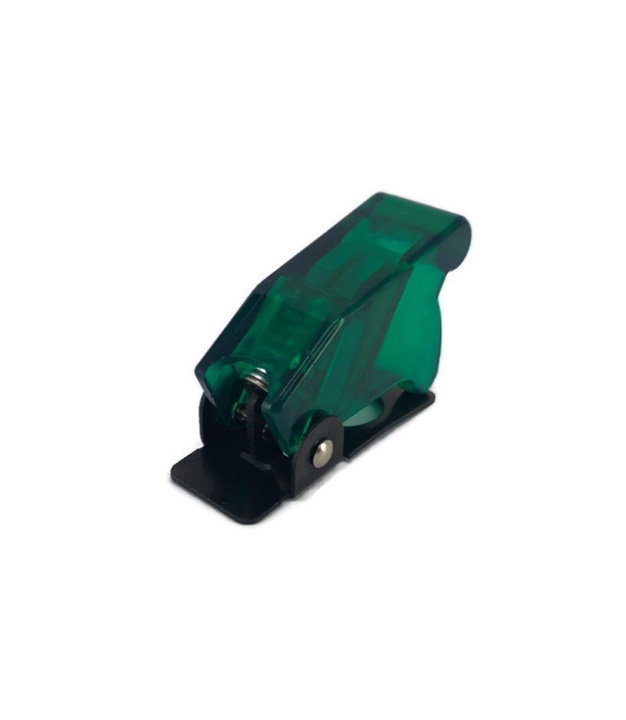 Flip-up Aircraft Switch Cover Green Transparent Color