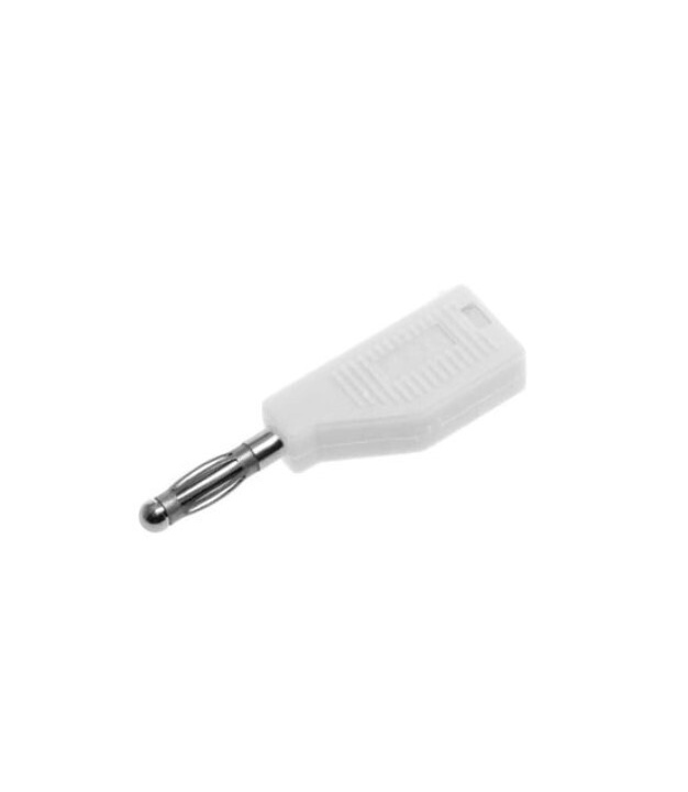4mm Stackable Type Banana Plug White