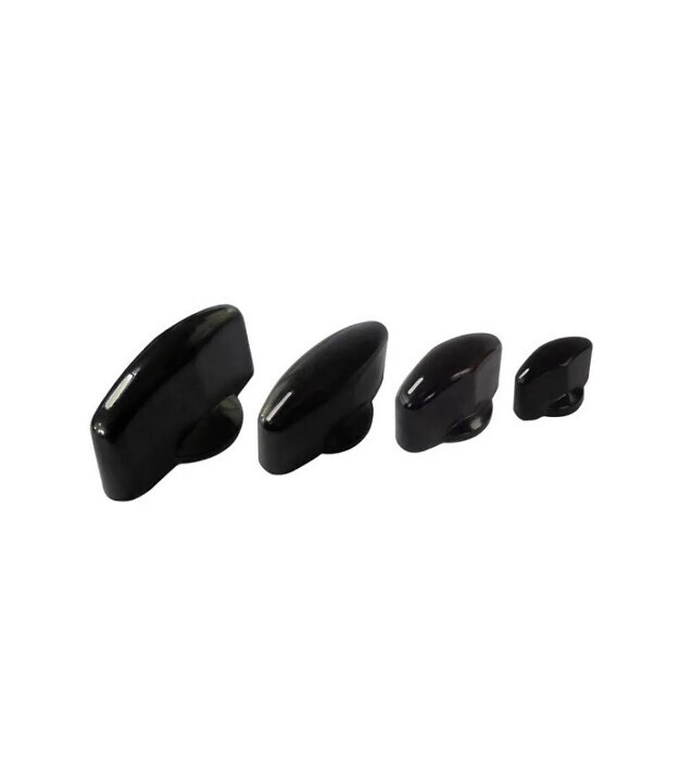 Vintage phenolic Black knob 24x17x16 Shaft 6.00mm