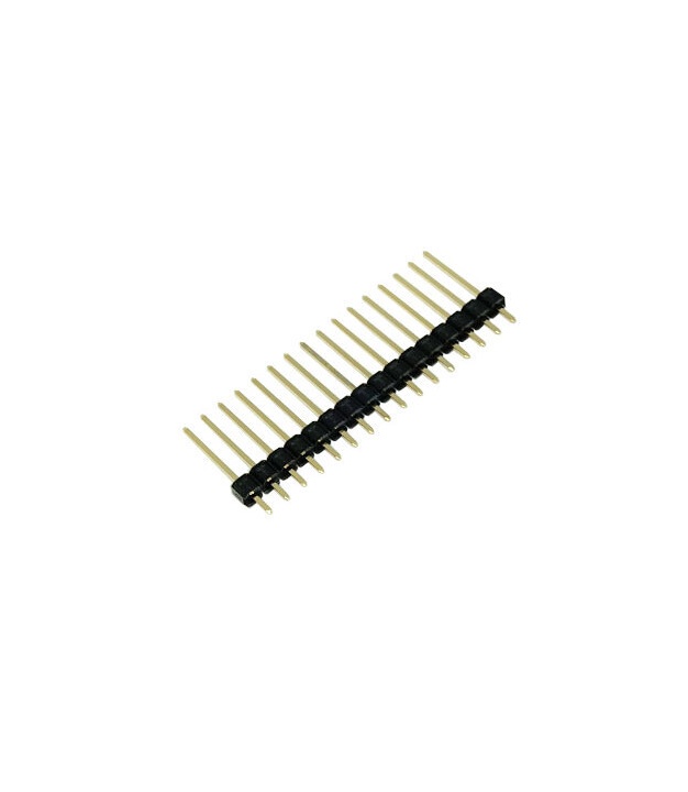 16 Pin 2.54mm Single Row Pin Header Strip