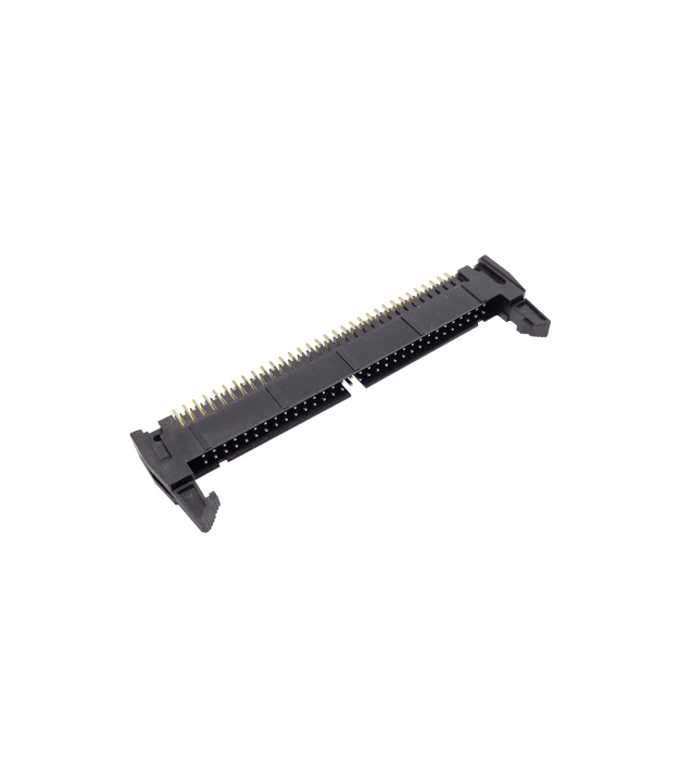 64 Pin P.C. Board Header Connector 2.54mm with Latches 