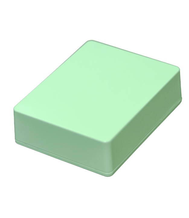 1590BB2 Style Aluminum Diecast Enclosure Pastel Light Green