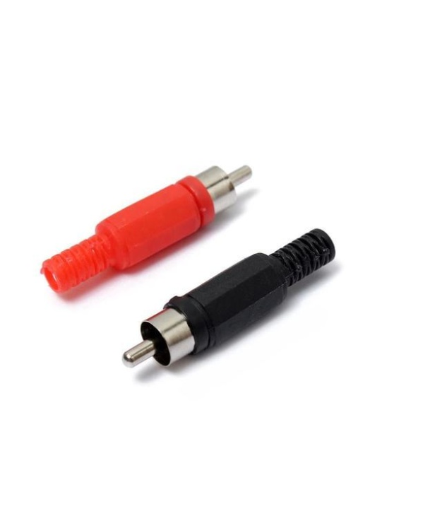 RCA Phono Plug Cable Mounting Red