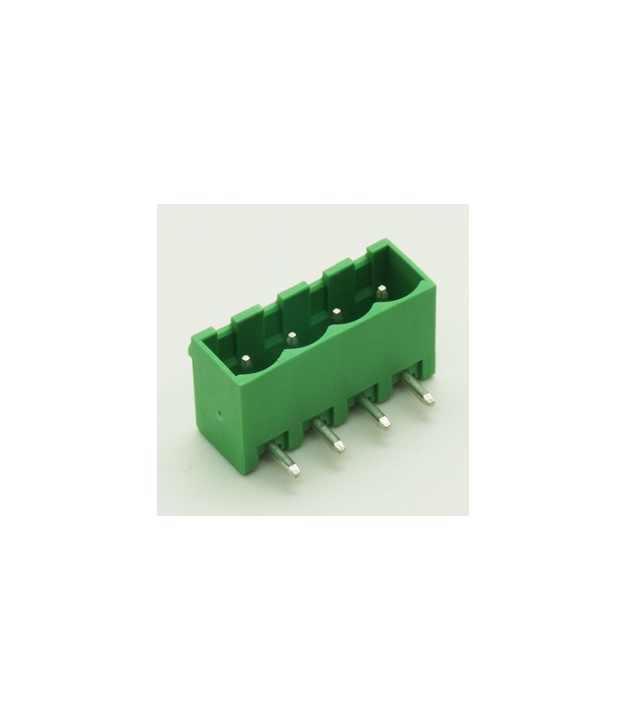 4 Pin Male Plug-In Type Vertical Terminal Block 5mm 5EHDRC