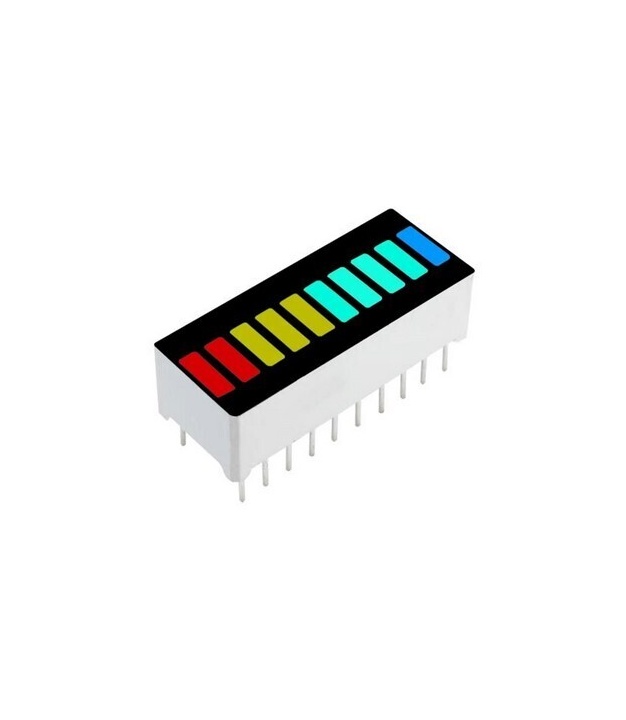 LED Display 10 Segment Full color Ultra Bright