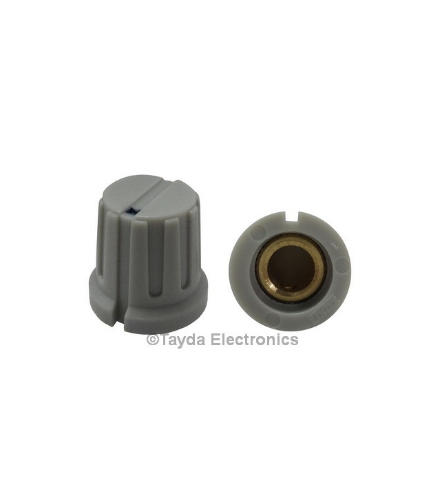 KN8F Grey Knob 16x15mm