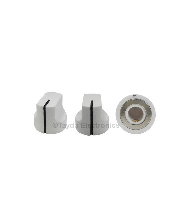 KN1611 ABS White Knob 17x15mm