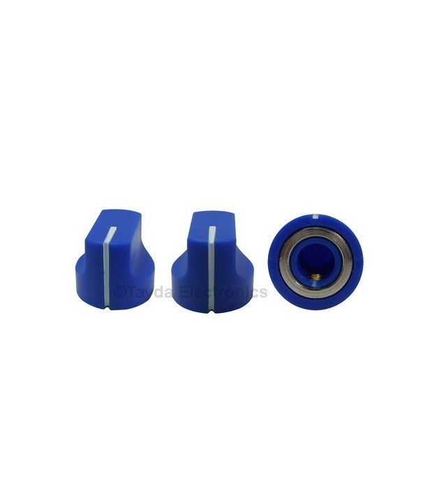 KN1611 ABS Blue Knob 17x15mm