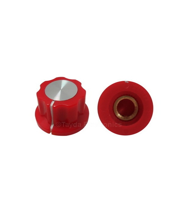 Boss Style Red Knob 20x12mm