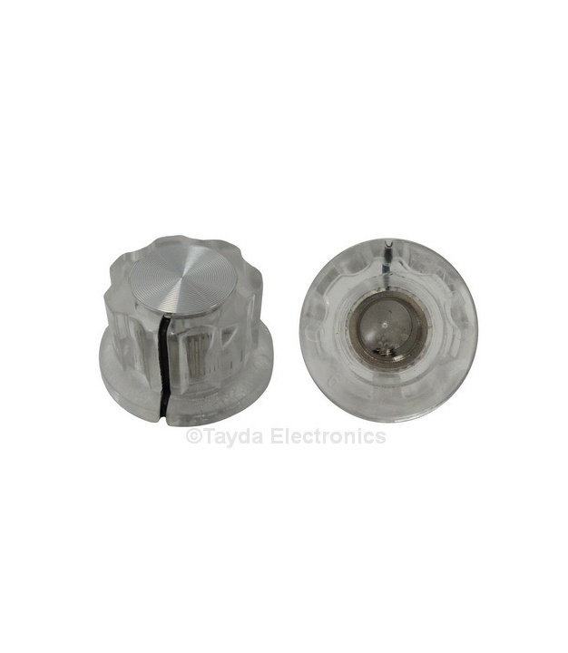 Boss Style Transparent Knob 20x12mm