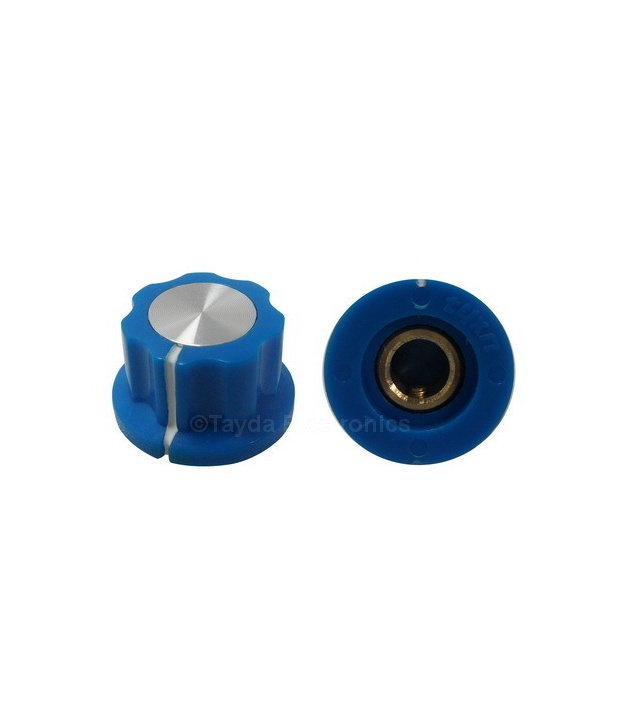 Boss Style Blue Knob 20x12mm