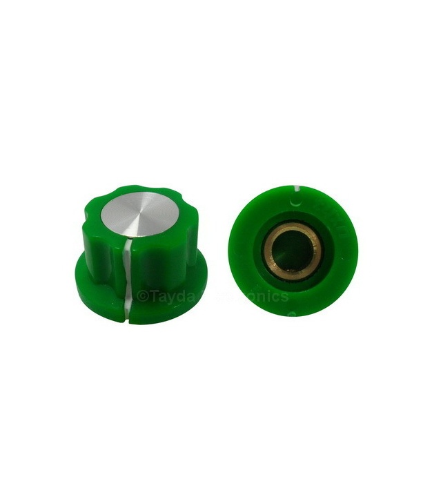 Boss Style Green Knob 20x12mm