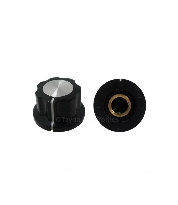 Boss Style Black Knob 20x12mm