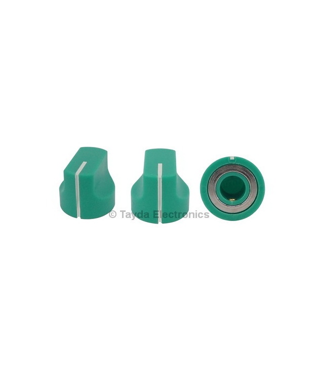 KN1611 ABS Green Knob 17x15mm