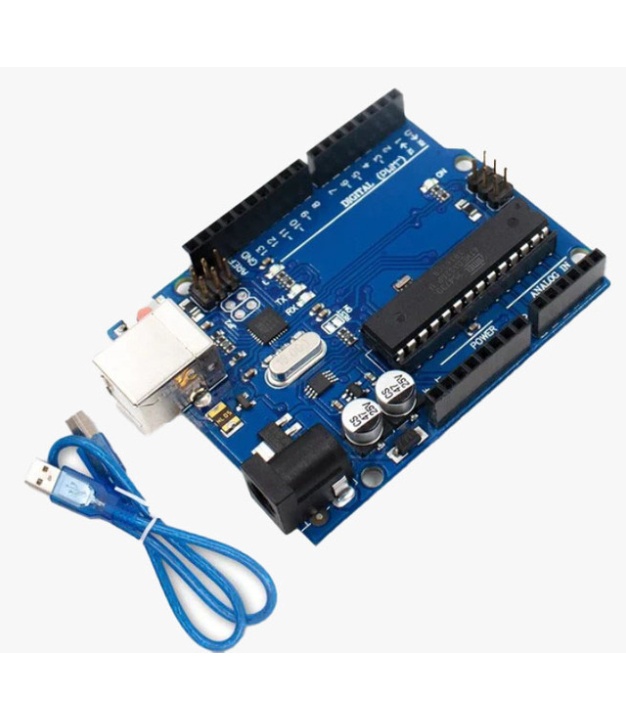 Uno R3 Board with MEGA328P ATMEGA328P U & ATMEGA16U2 & USB Cable Compatible with Arduino Uno R3