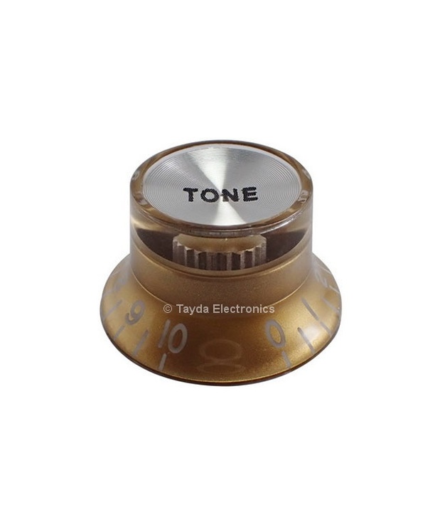 Gold Gibson SG Style Knob with Tone Label