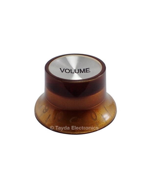 Amber Gibson SG Style Knob with Volume Label