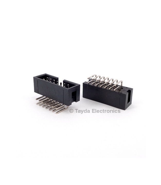 14 Pin Box Header Connector 2.54mm Right Angle 2*7pin