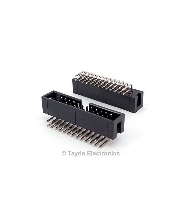 26 Pin Box Header Connector 2.54mm Right Angle 2*13pin
