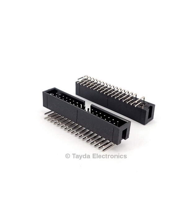 34 Pin Box Header Connector 2.54mm Right Angle 2*17pin