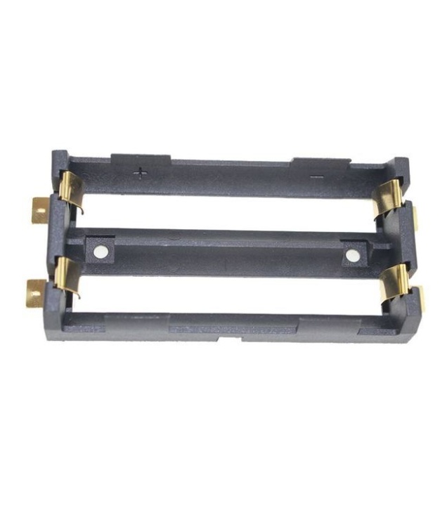 2x18650 Lithium Battery Holder SMD SMT With Bronze Pins