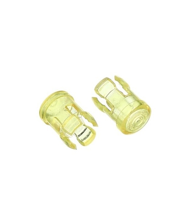3mm LED Lampshade Protector Yellow Plastic Clip
