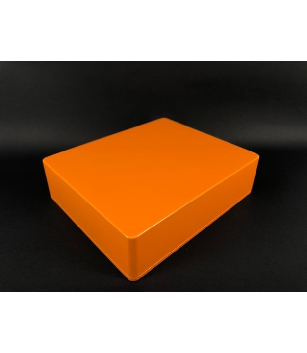 1590XX Style Aluminum Diecast Enclosure MATTE ORANGE