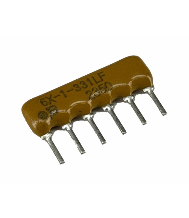 330 Ohm 5 Resistors 2% PC 6 Pin Fixed Network Resistor