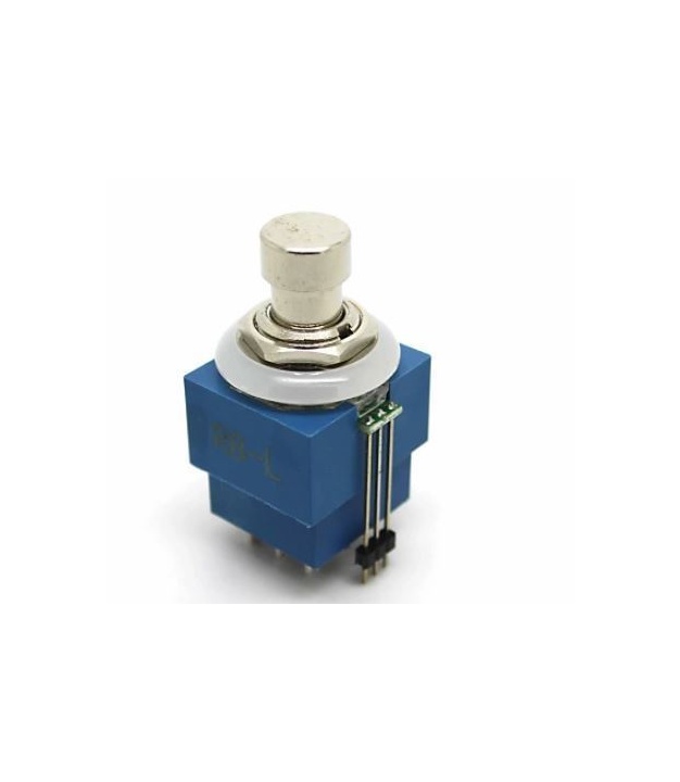 illuminated Push Button Foot Switch 3PDT Bi-Color LED