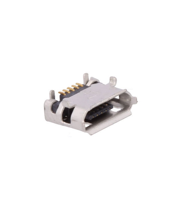 Micro USB 2.0 Type B Female Connector Right Angle