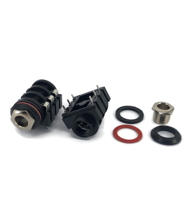 6.35mm 1/4" Stereo Insulated Switched Socket Jack PCB